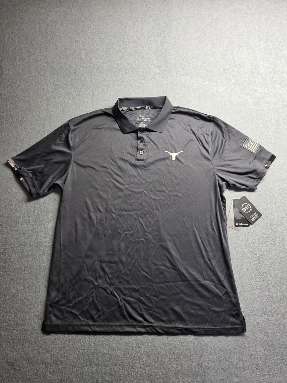 Colosseum Men's Charcoal Texas Longhorns Operation HT Military-Inspired Size XL